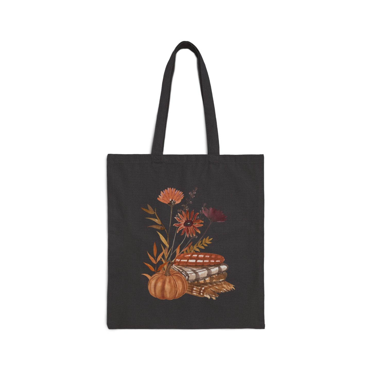 Autumn Floral Cotton Canvas Tote Bag, Eco-Friendly Shopper, Fall Market [...]