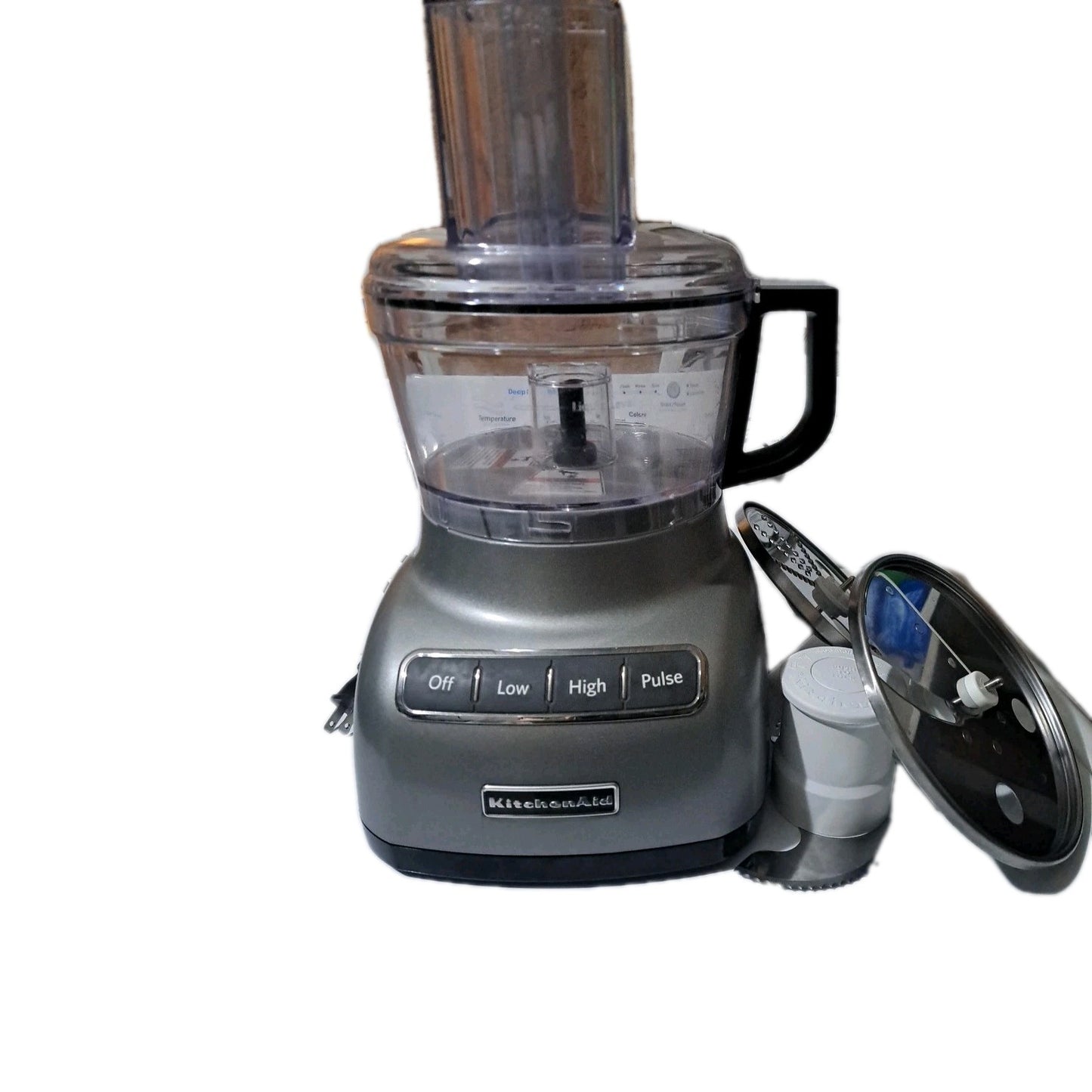 KitchenAid KFP0711CU0 7-Cup Food Processor, Contour Silver . complete 0
