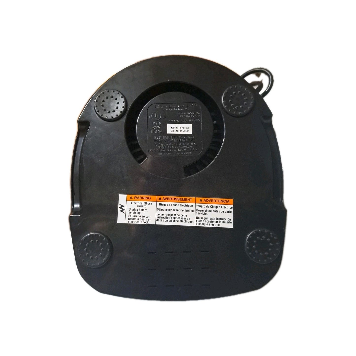 KitchenAid KFP0711CU0 7-Cup Food Processor, Contour Silver . complete 5