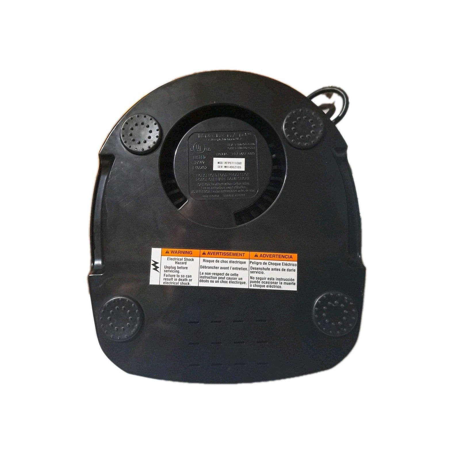 KitchenAid KFP0711CU0 7-Cup Food Processor, Contour Silver . complete 5