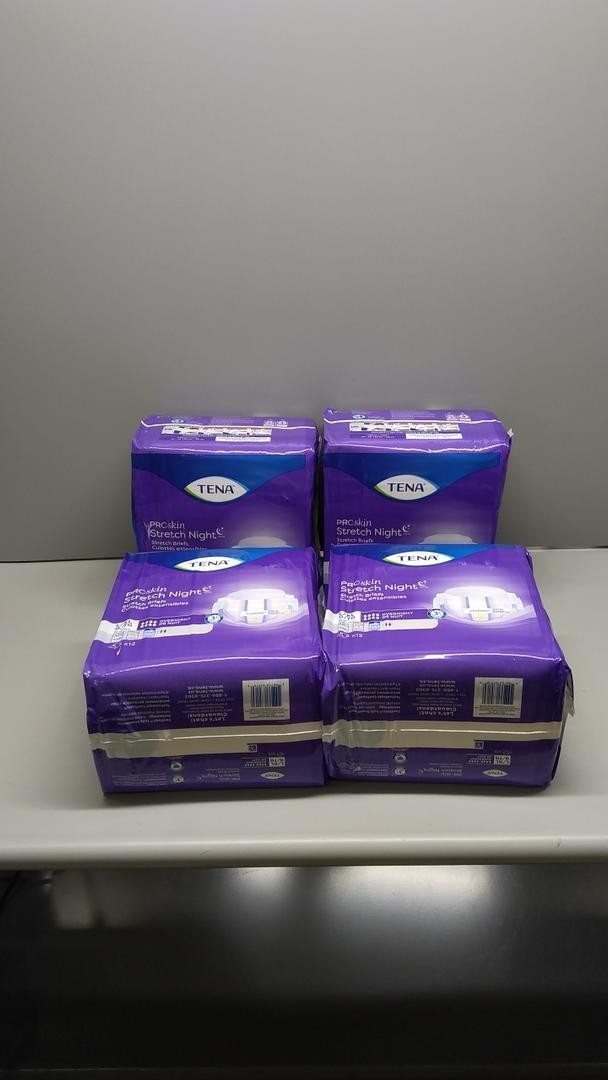 Tena Proskin Overnight Stretch Night Briefs w Tabs, Extra Large - L / XL, 48 Ct1