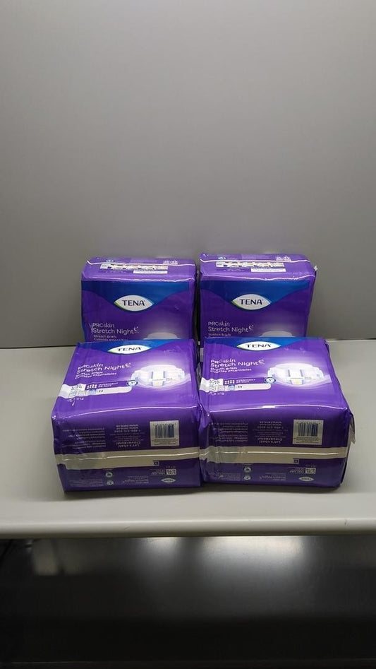 Tena Proskin Overnight Stretch Night Briefs w Tabs, Extra Large - L / XL, 48 Ct1